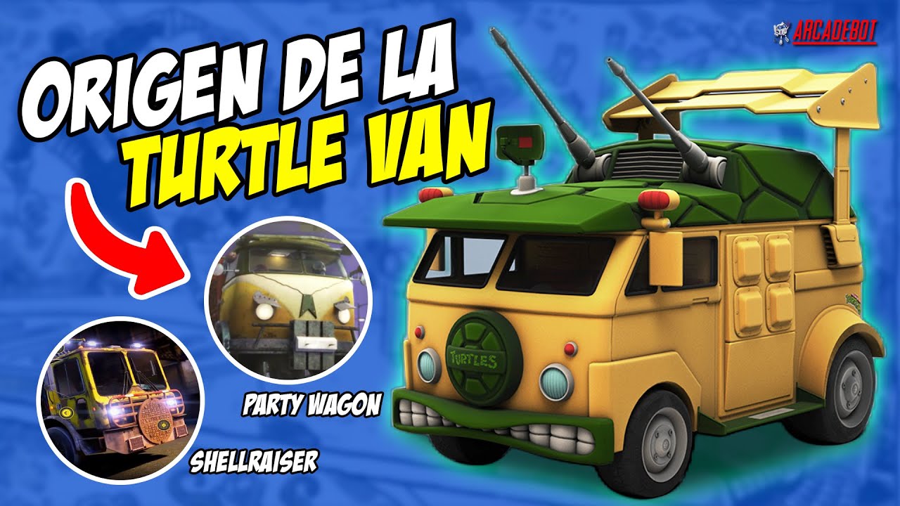 🚐 Todos los CARROS de las TORTUGAS NINJA: Party Wagon, Tortuvan, Shellraiser - TMNT