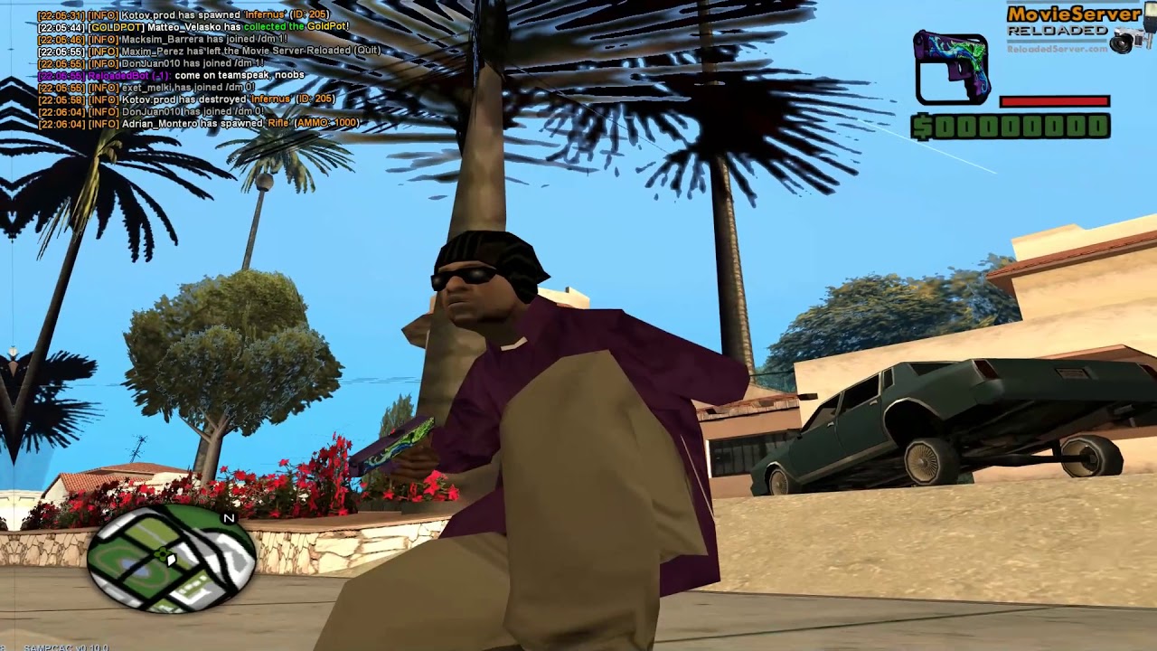 MODS (DEAGLE/GENRL/HITSOUND/SKINS) FOR GTA/SAMP(MODLOADER)
