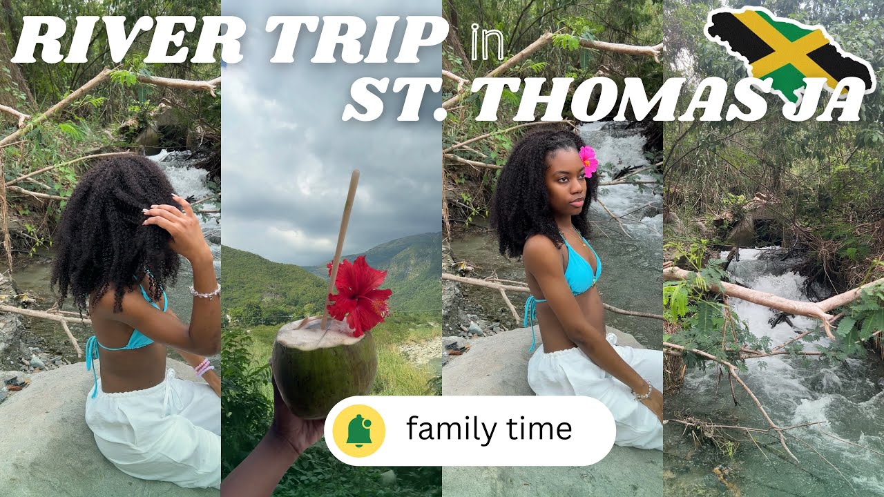 VLOG: New Year Family Trip | River in St. Thomas Jamaica 🌊🇯🇲
