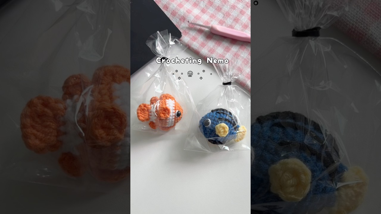 Crocheting Nemo 𓆜⋆˚࿔