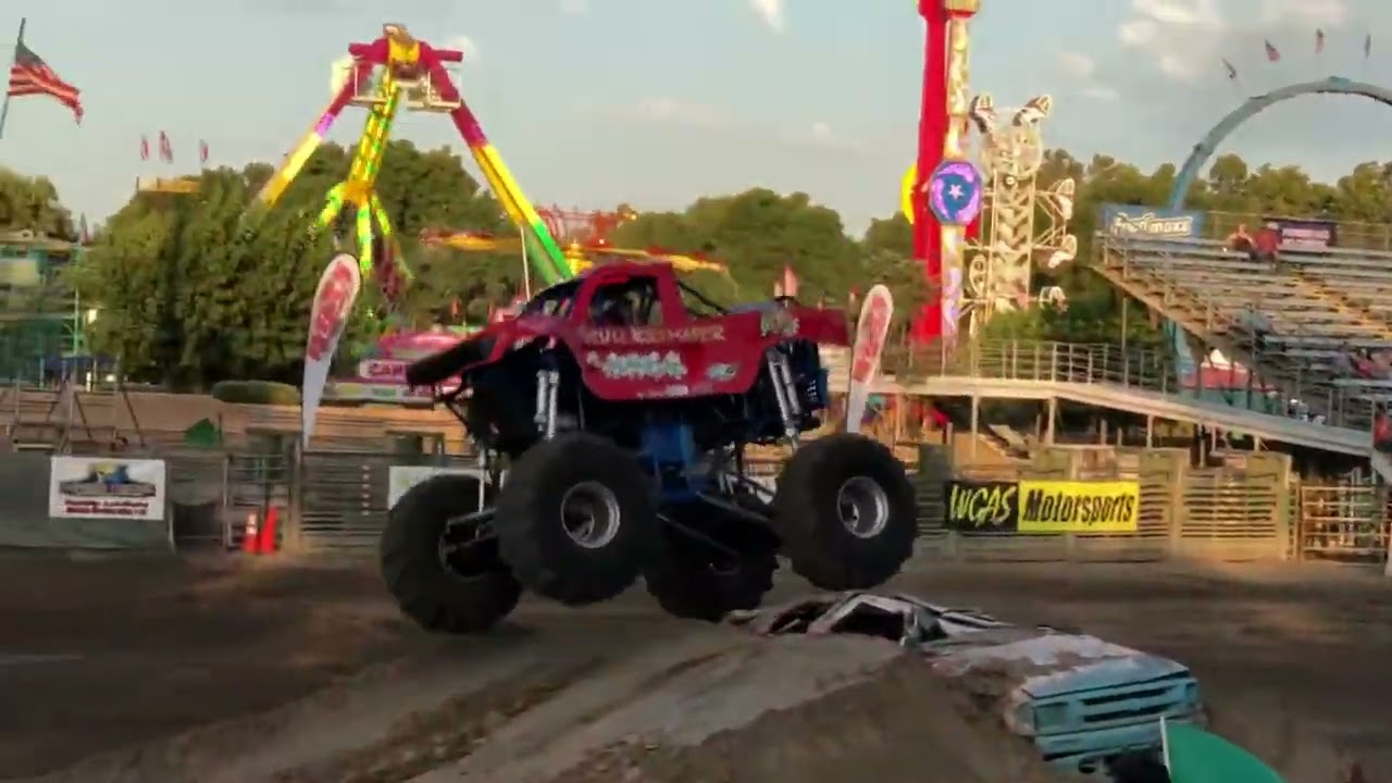 Skull Krusher Team Kid KJ Mini Monster Truck Freestyle! Turlock 2018