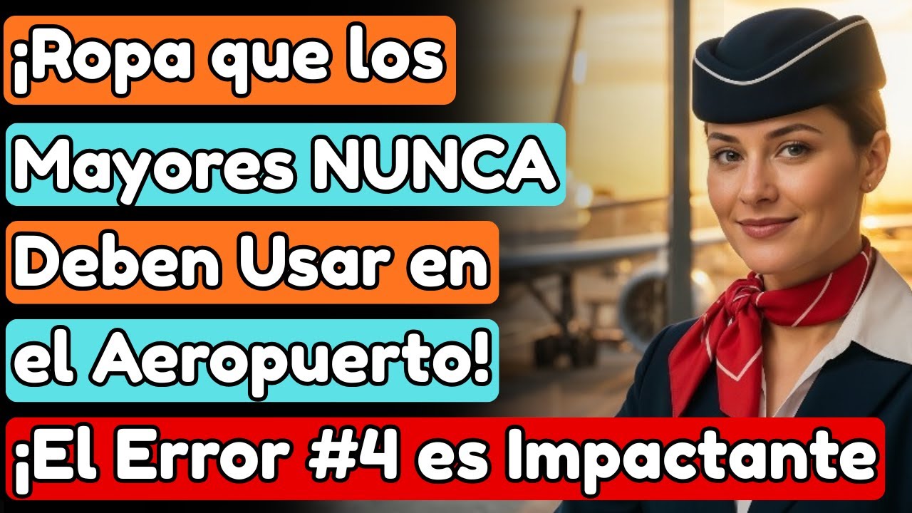 ¡Ropa que los Mayores NUNCA Deben Usar en el Aeropuerto! (¡El Error #4 es Impactante!)