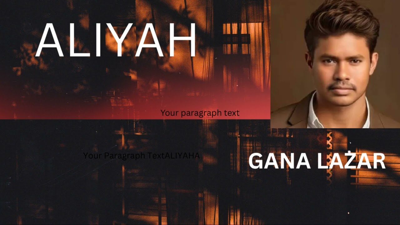 ALIYAH / NAMBIKAI UDAIYA SIRAIKALE / GANA LAZAR