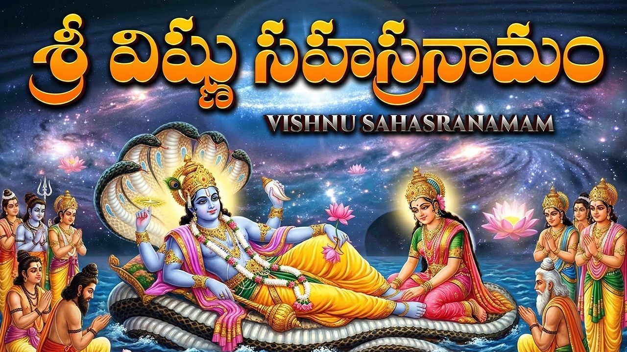 శ్రీ విష్ణు సహస్రనామం వింటే ఇంట్లో కలహాలు దూరమవుతాయి | Vishnu Sahasranamam Telugu
