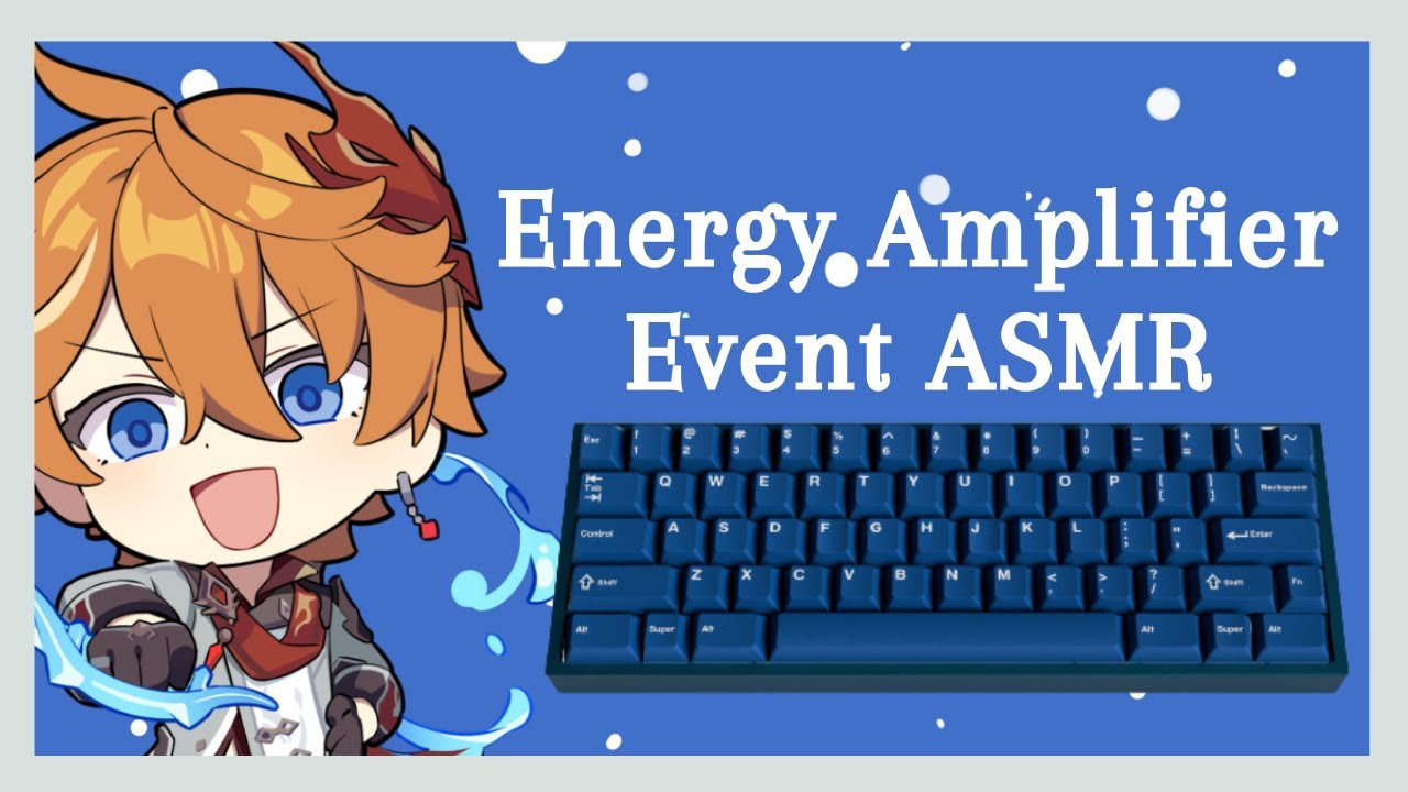 ⚔️ Energy Amplifier Genshin Impact Event Keyboard ASMR | Handcam | Cozy Setup | Gameplay