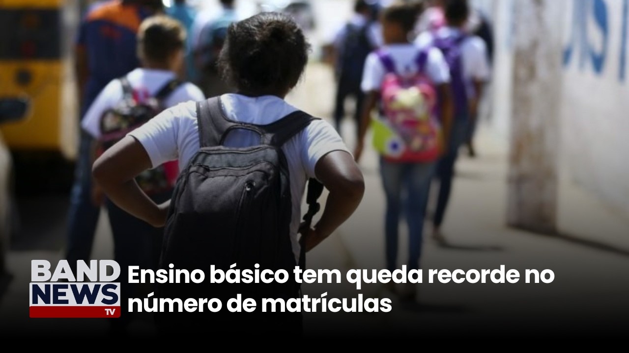 Ensino básico tem queda recorde no número de matrículas | BandNews TV
