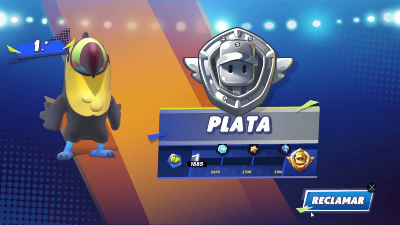 VICTORIA EN LASER DASH Y CONSIGO SUBIR A PLATA CON EL TRAJE DE TOUCAN #stumbleguys