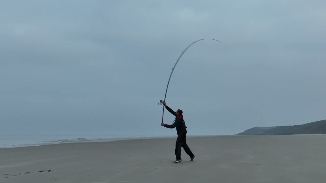 Concours de pêche en surfcasting plage d'Ecault octobre 2025 organisé par les pêcheurs de la Warenne