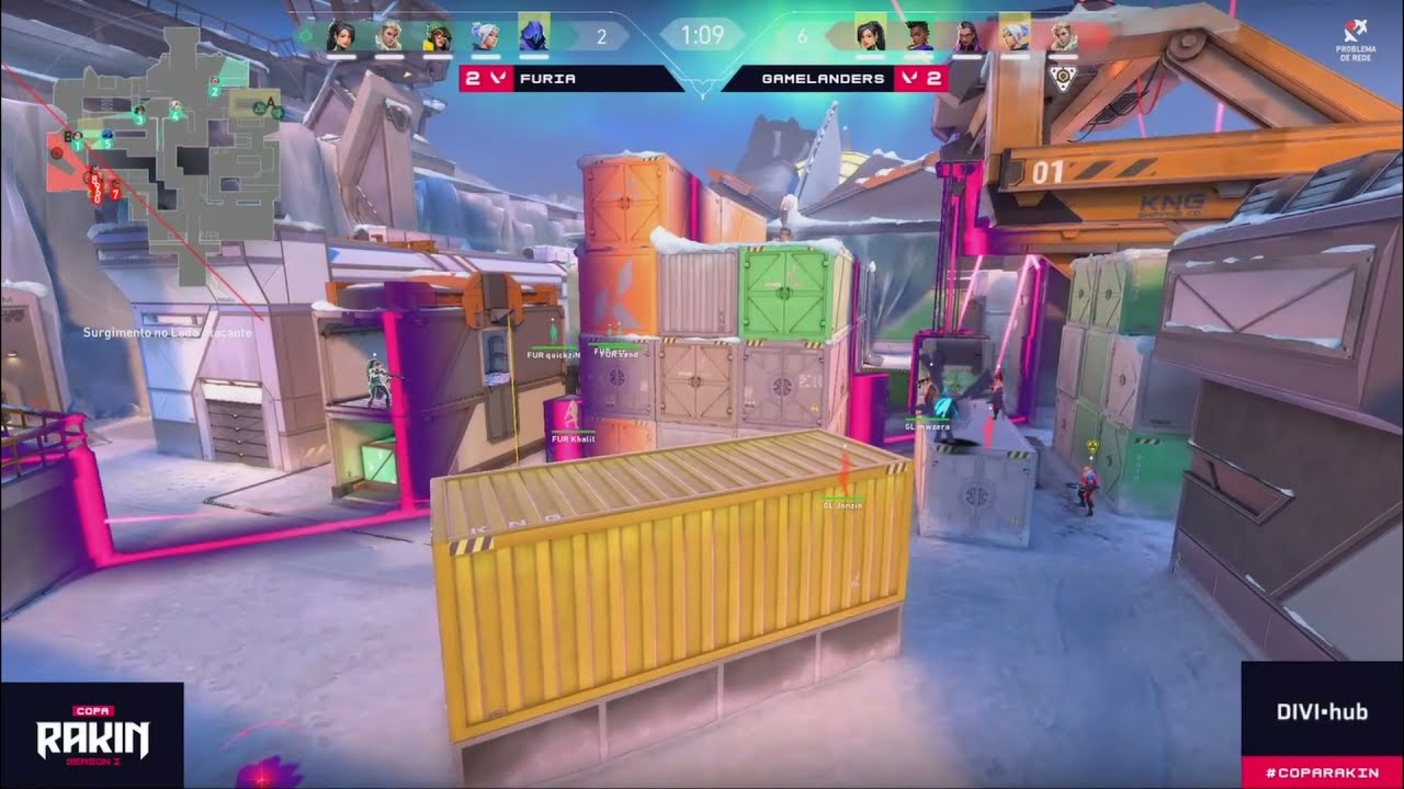 Grand Final Copa Rakin - Gamelanders x Furia - Mapa 4 - Icebox
