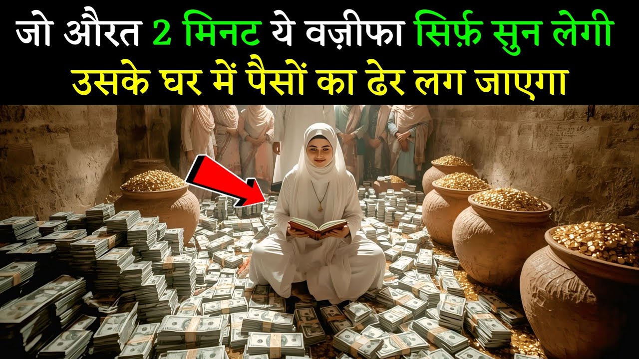 जो औरत 2 मिनट ये वज़ीफा सिर्फ़ सुन लेगी उसके घर में पैसों का ढेर लग जाएगा | Wazifa for Money 