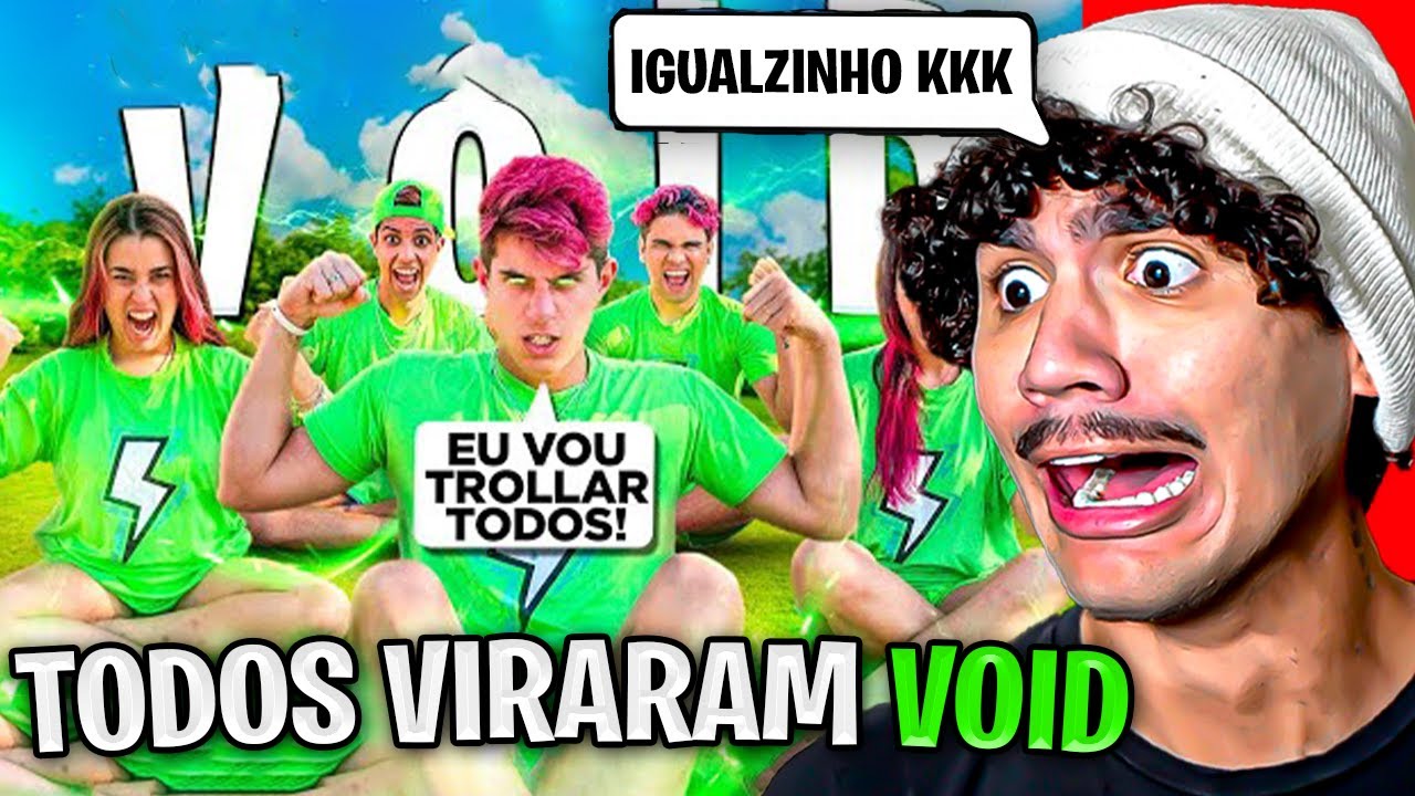 24 HORAS IMITANDO O VOID KKKK *Grupo dos Rosa*