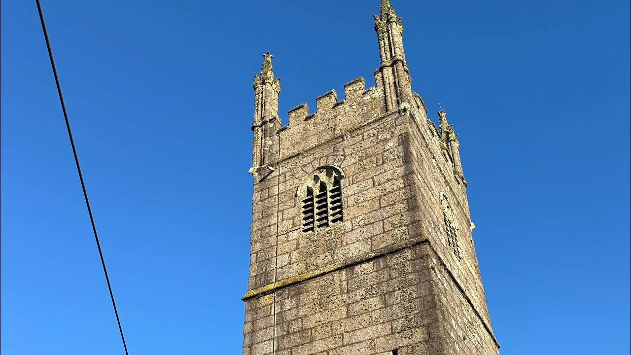 Bell ringing at Mabe Cornwall