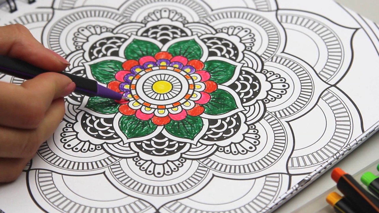 Mindfulness coloring book