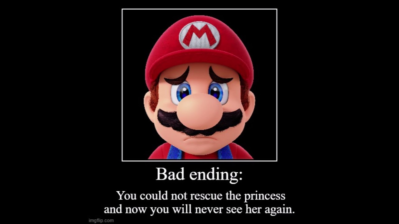 Mario: all endings meme