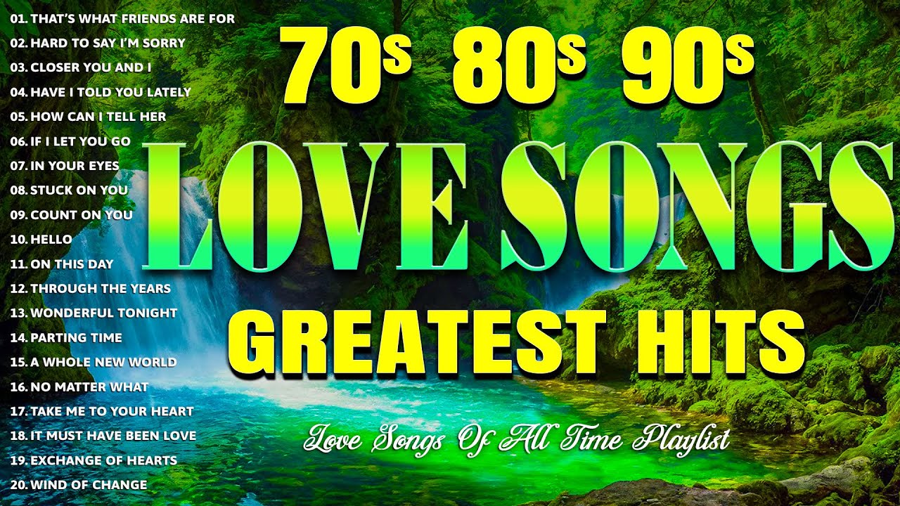 ❤️GREATEST HITS LOVE SONGS 70S 80S 90S - ROMANTIC SOFT ROCK & OLDIES CLASSICS ❤️ OLD LOVE SONGS