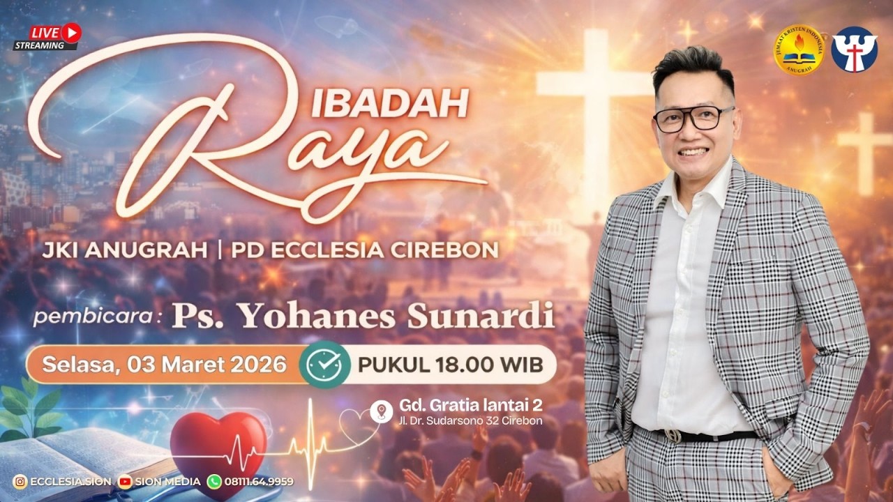 IBADAH PD ECCLESIA CIREBON | Selasa, 3 Maret 2026
