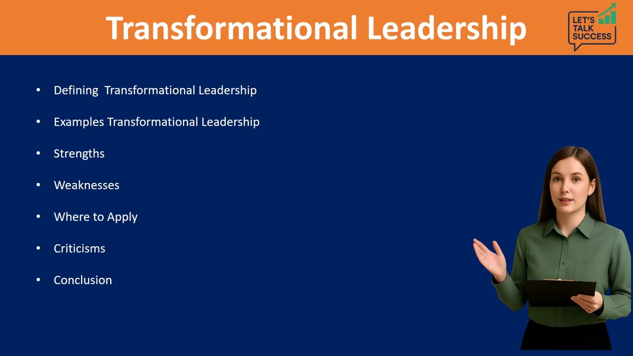 Transformational Leadership  #LeadershipStyles #LetsTalkSuccess #ManagementTips #BusinessEducation