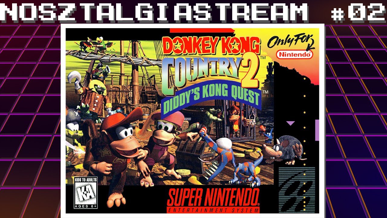 Donkey Kong Country 2: Diddy's Kong Quest #2: Area 4 - Krazy Kremland [SNES][Nosztalgiastream]