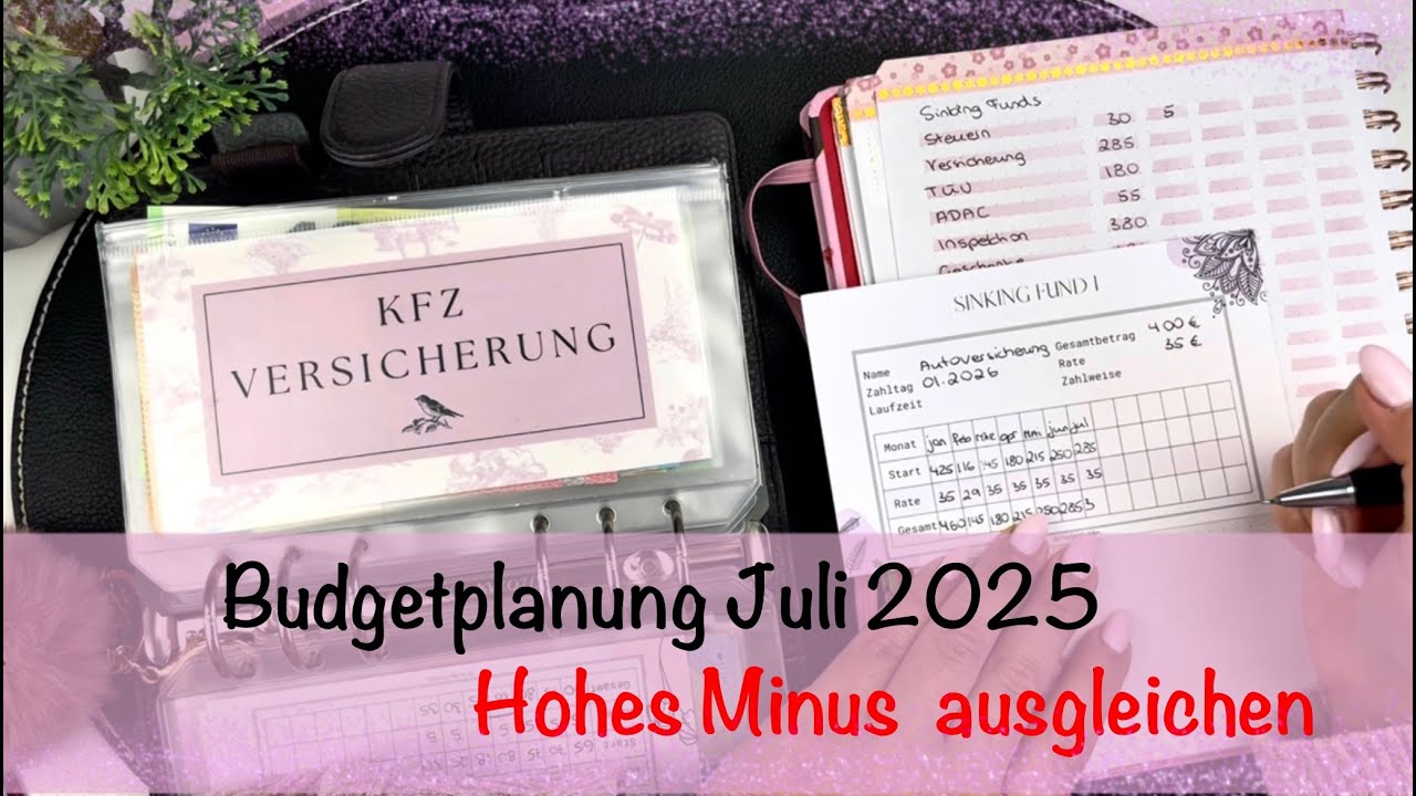 BUDGETPLANUNG Juli 💸 Anleitung zum Budgetieren 💕