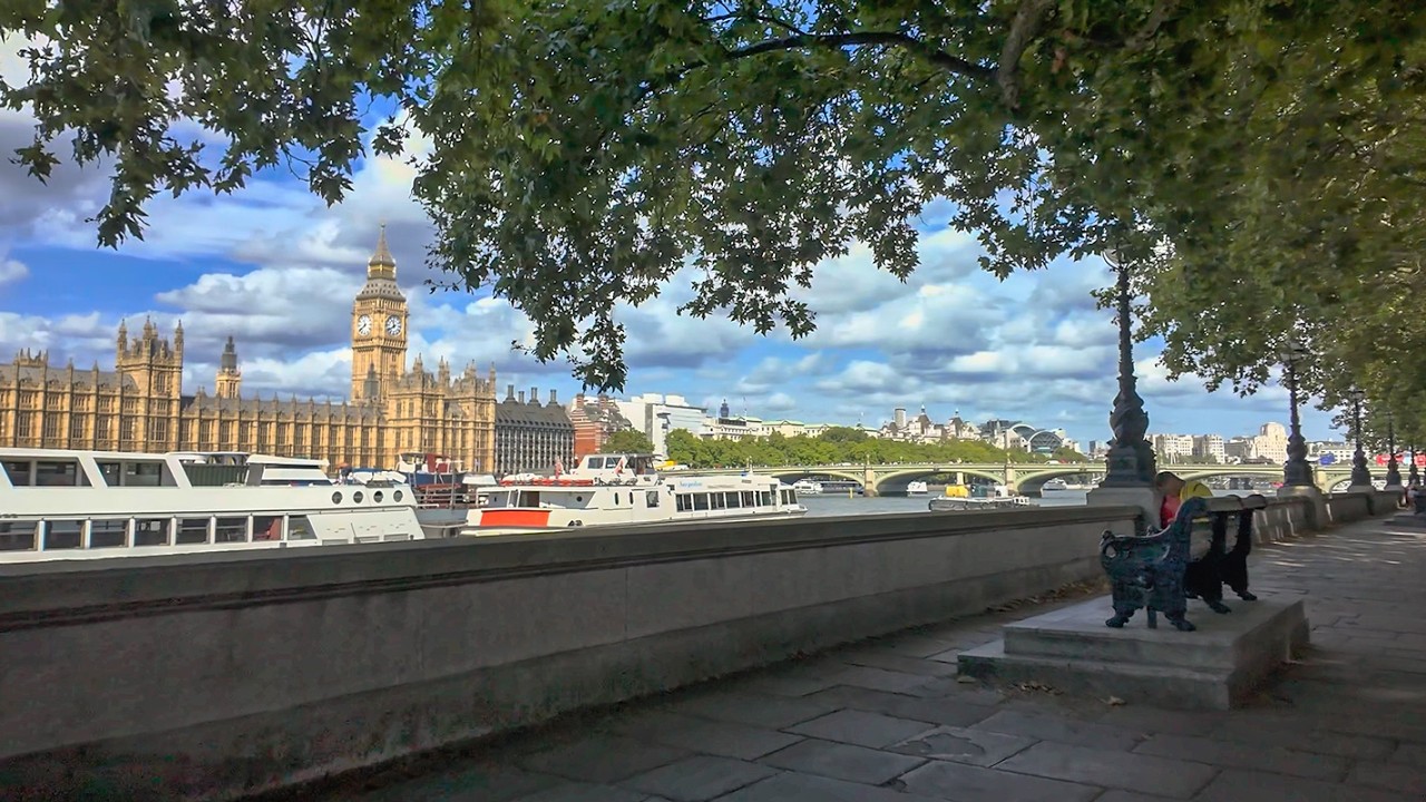 London City Tour 2024: Vauxhall to South Bank, London Walk Tour | 4K HDR