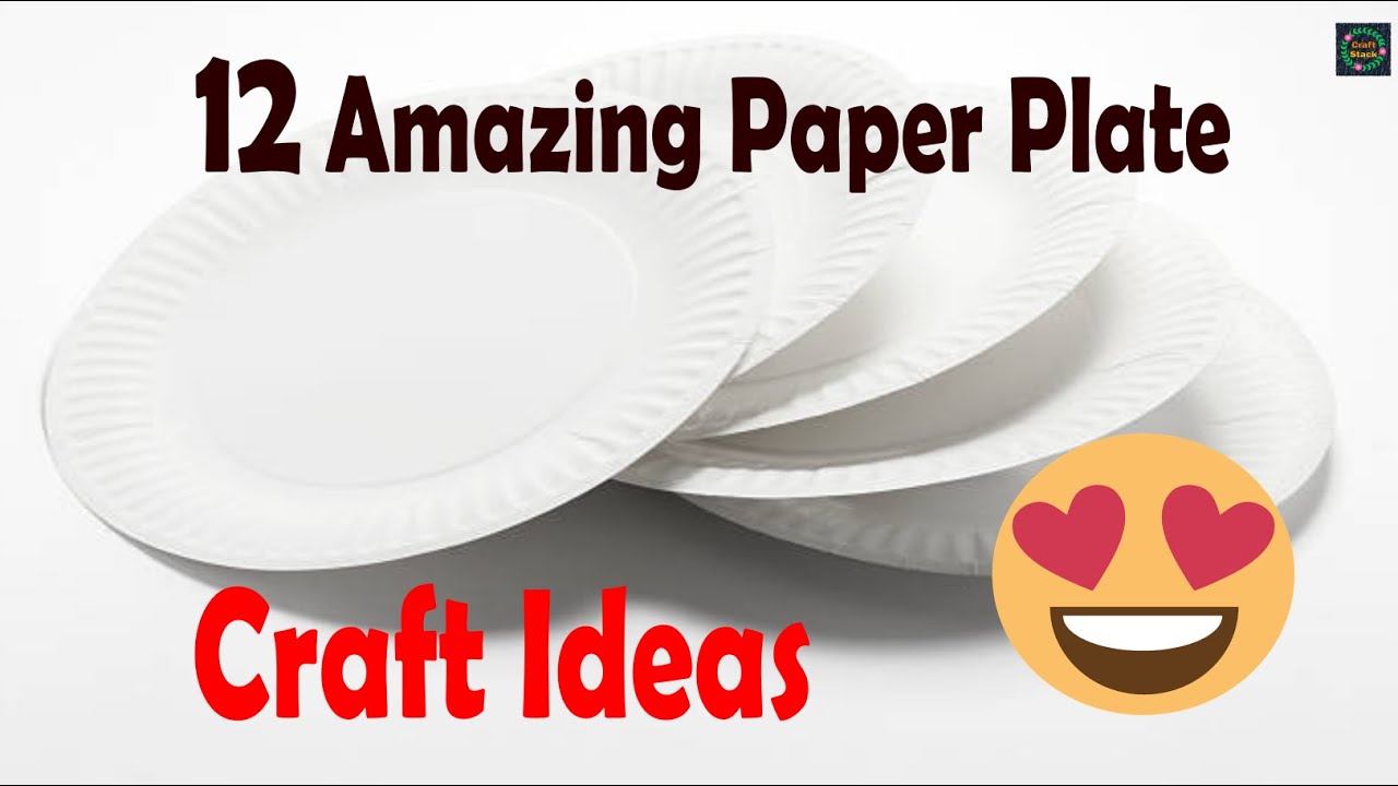 12 Amazing Paper Plate Craft Ideas | Easy Paper Plate Crafts | Best out of Waste | @CraftStack