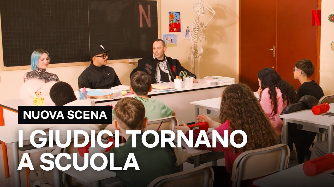 FABRI FIBRA , GEOLIER, E ROSE VILLAIN tornano a SCUOLA | Netflix Italia