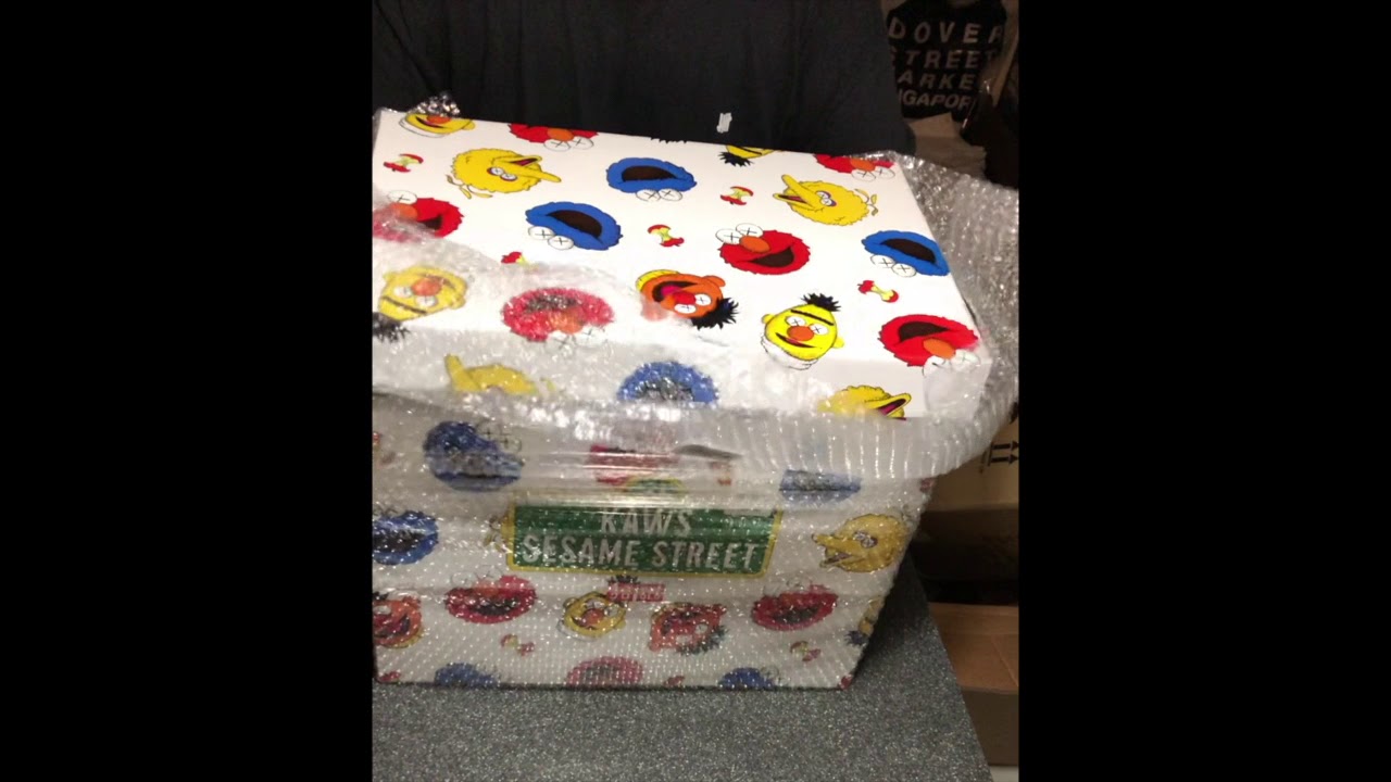 Unboxing Sesame Street x Kaws