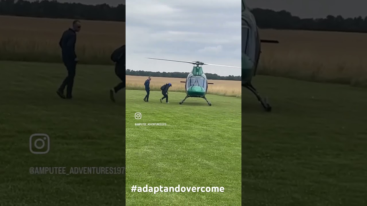 My first Helicopter Skydive in a AW109 