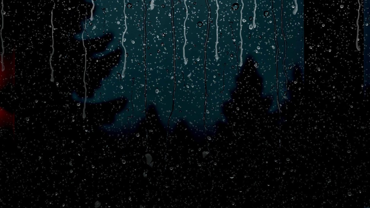 Peaceful Rainstorm with Gentle Thunder BLACK SCREEN | Sleep Relaxation Dark Screen Audio