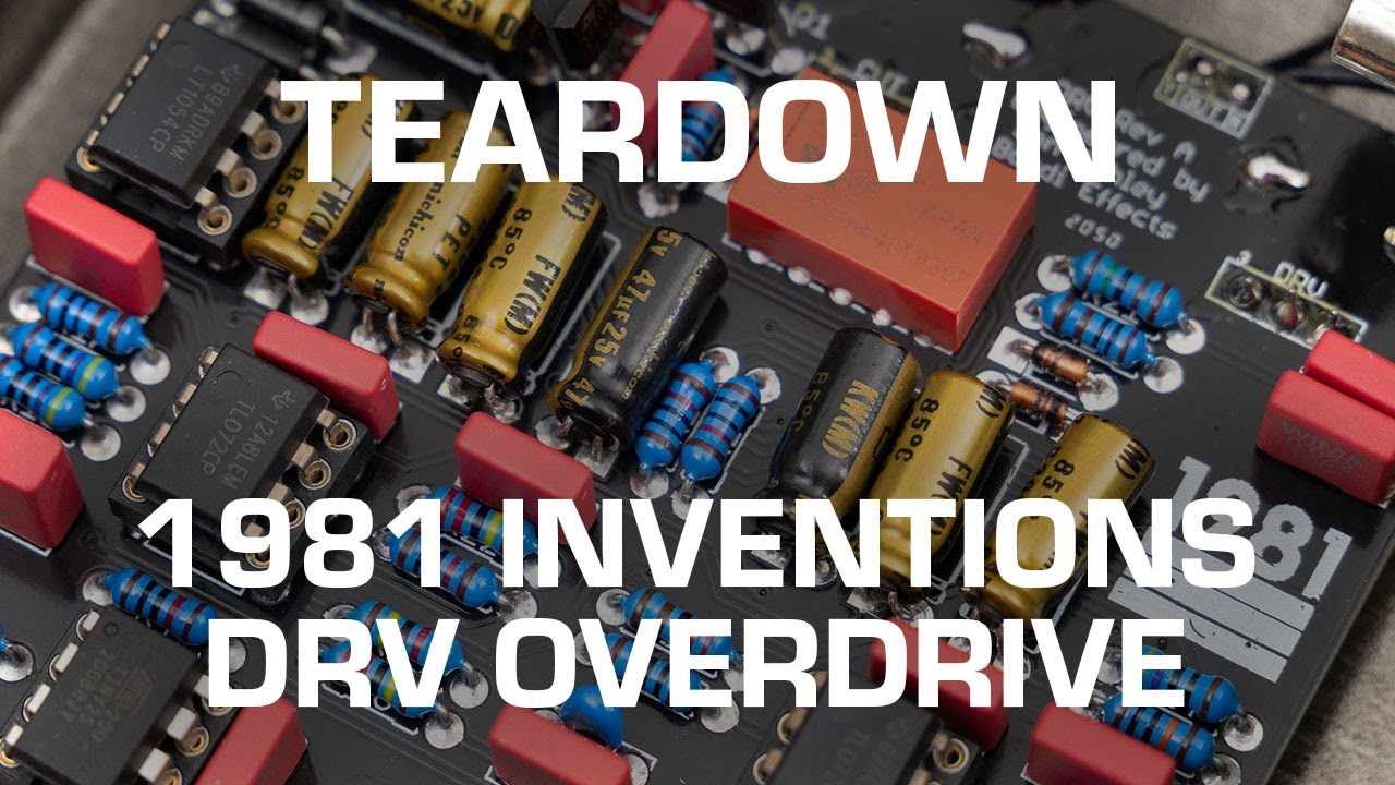 1981 Inventions DRV Overdrive Teardown! See what's inside!