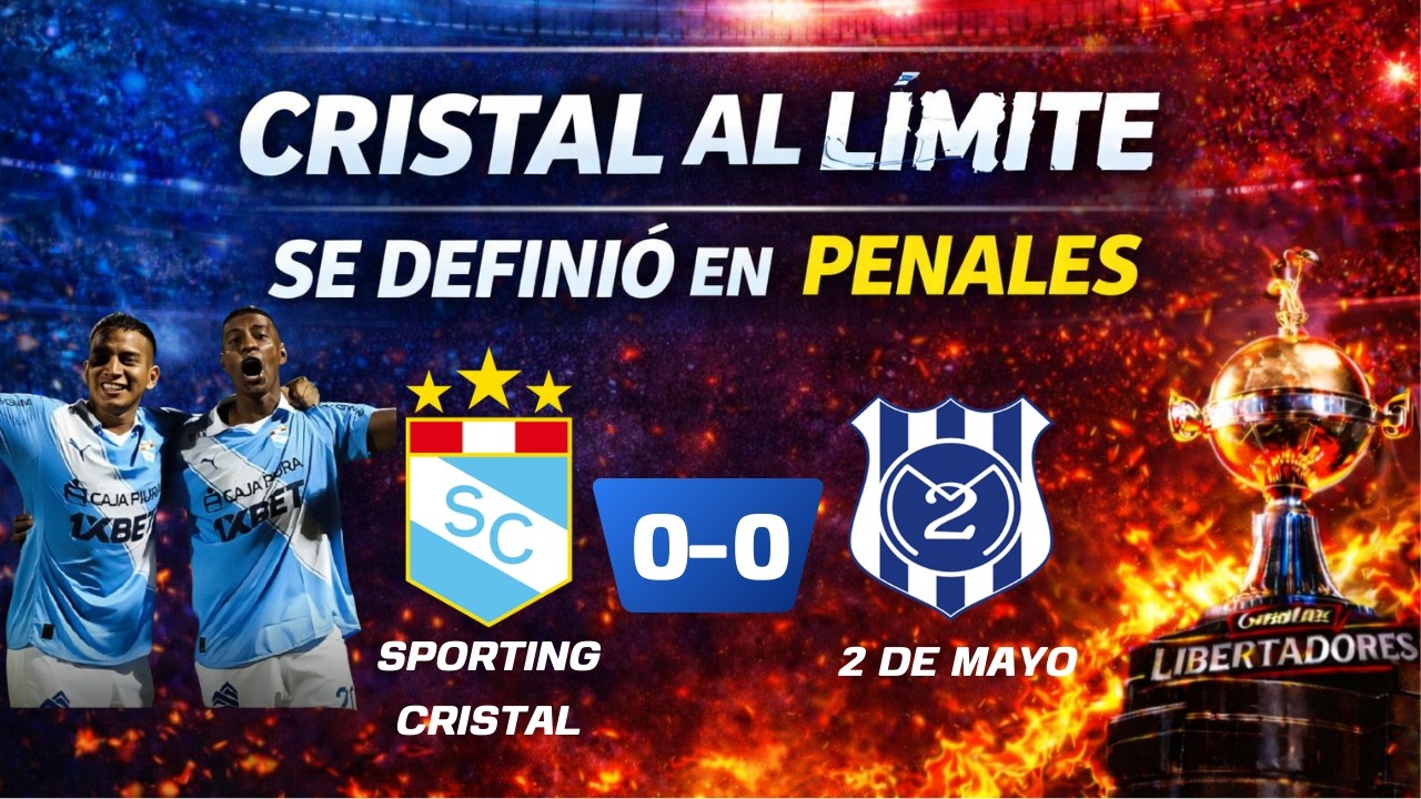 CRISTAL SOBREVIVE EN LOS PENALES 😱 | DRAMA TOTAL EN LIBERTADORES