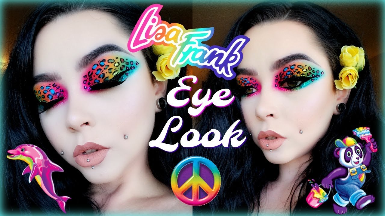 Lisa Frank Leopard Inspired Eye Makeup Tutorial | Sydney Nicole