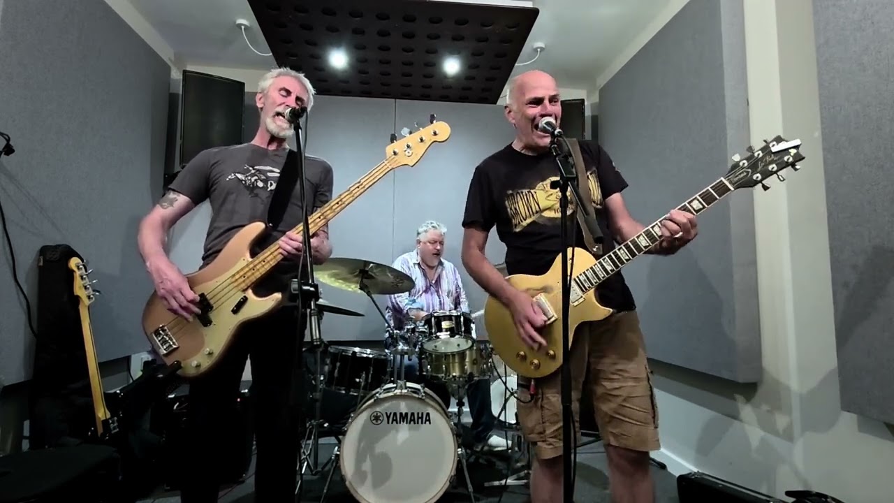 FineLine rehearsing So Lonely at The Hive Rooms