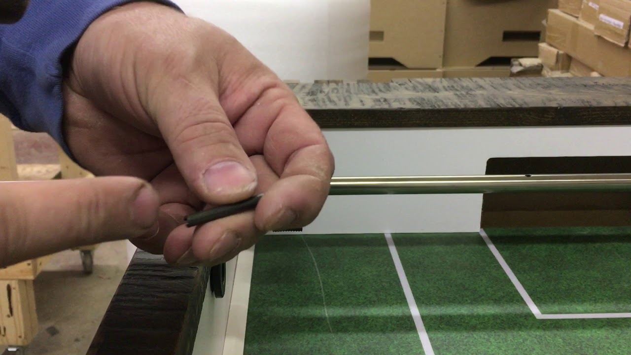How to Install Foosball Players