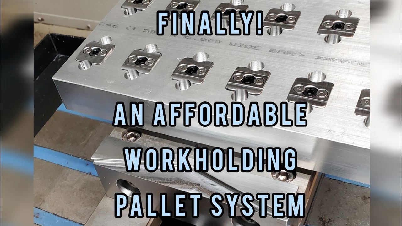 Quick Change Vise Workholding Pallet System High Capacity Part Clamping