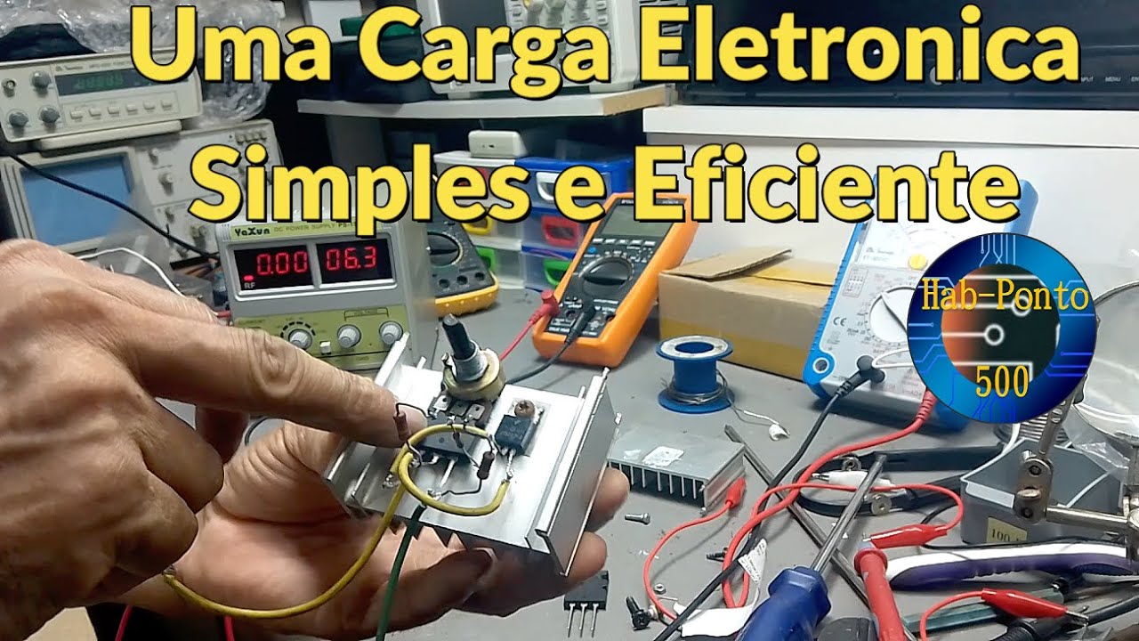 Uma simples Carga Eletronica pra Bancada