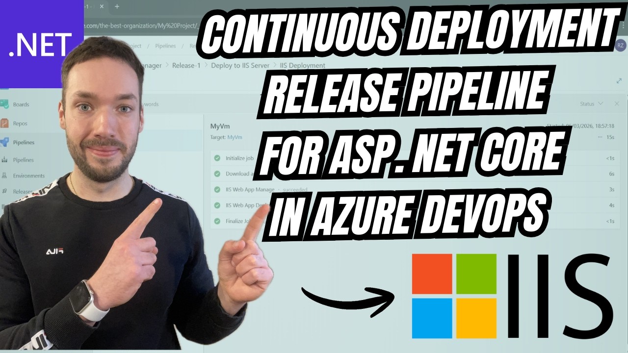 Как создать конвейер выпуска для ASP.NET Core в Azure DevOps — CI/CD