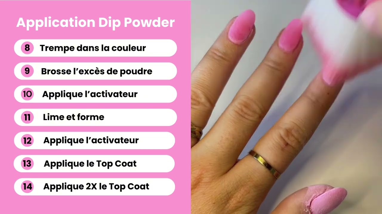 Comment appliquer le Dipping Powder