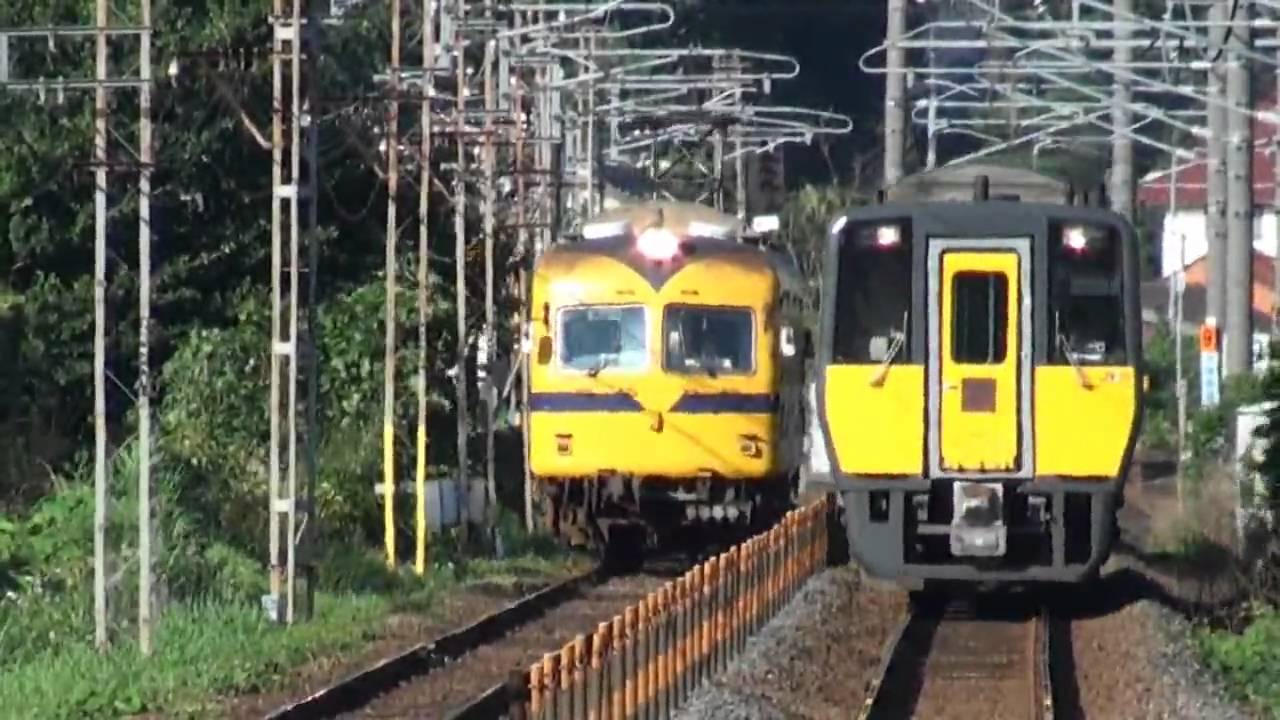 【踏切】 一中踏切 (JR山陰本線・一畑電車 併走区間)