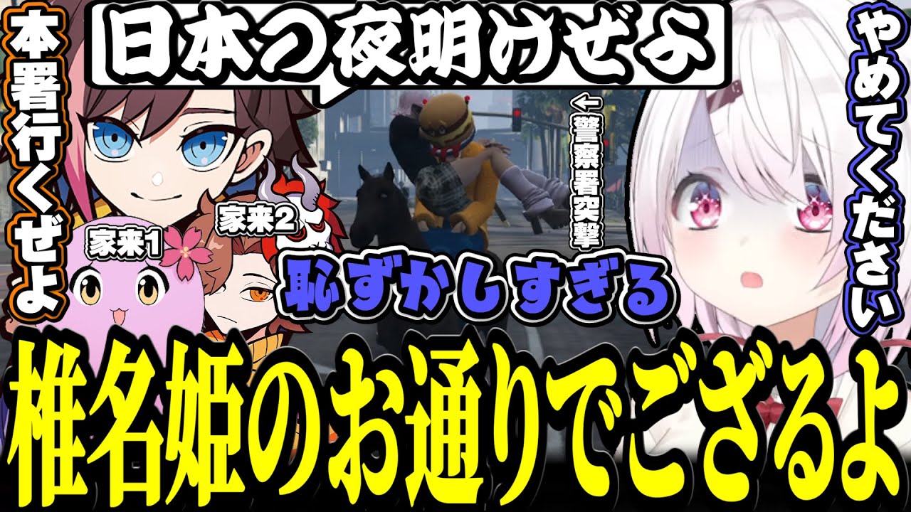 乗馬した