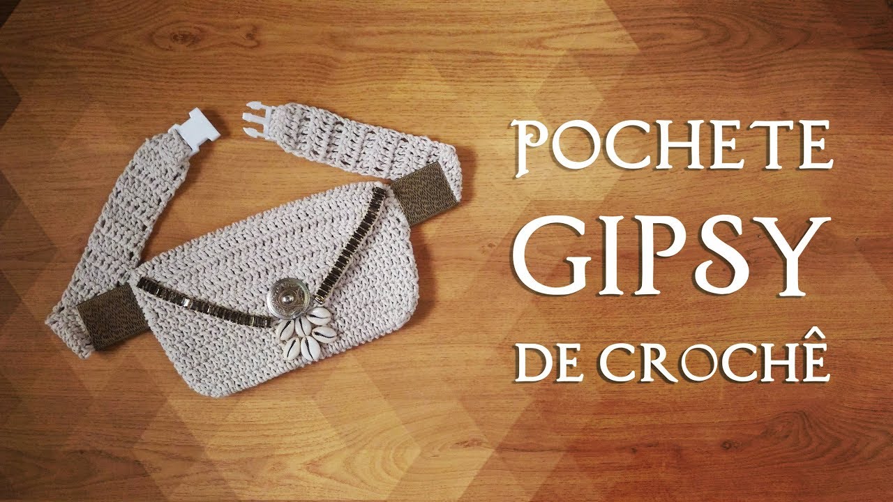 POCHETE GIPSY DE CROCHÊ