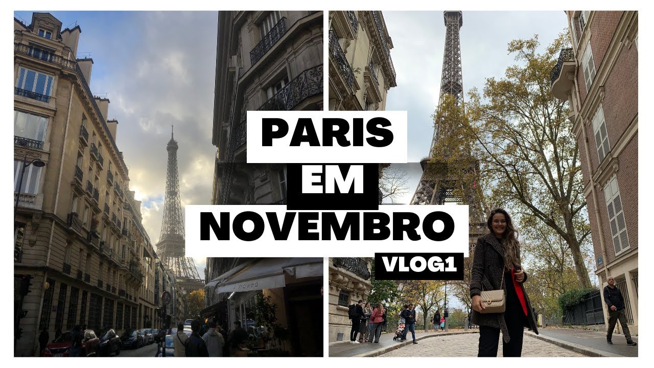 Visitamos Paris em Novembro 🤩 | VLOG 1