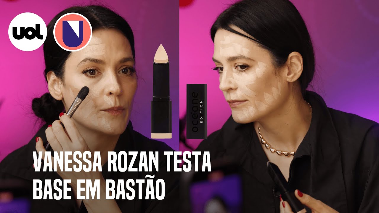 Vanessa Rozan testa base em bast&atilde;o e d&aacute; dica valiosa