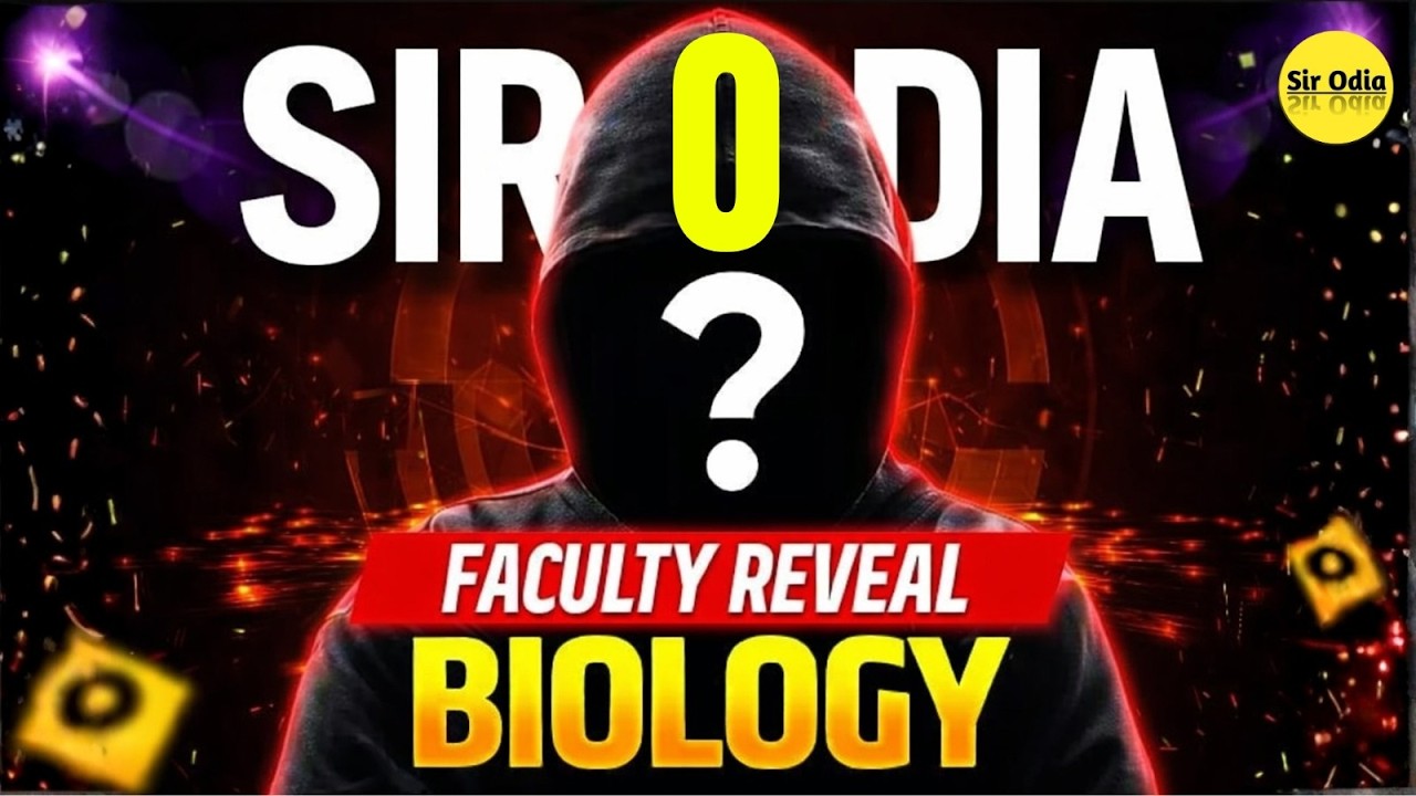 SIR ODIA Launches BIOLOGY Faculty for SSB TGT, JT & Teaching Exams | BIG ANNOUNCEMENT 🚀#sirodia