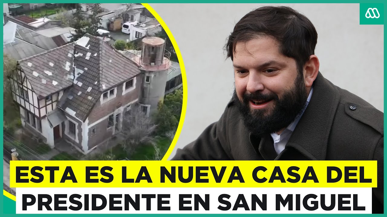 Así será la casa del presidente Gabriel Boric en San Miguel