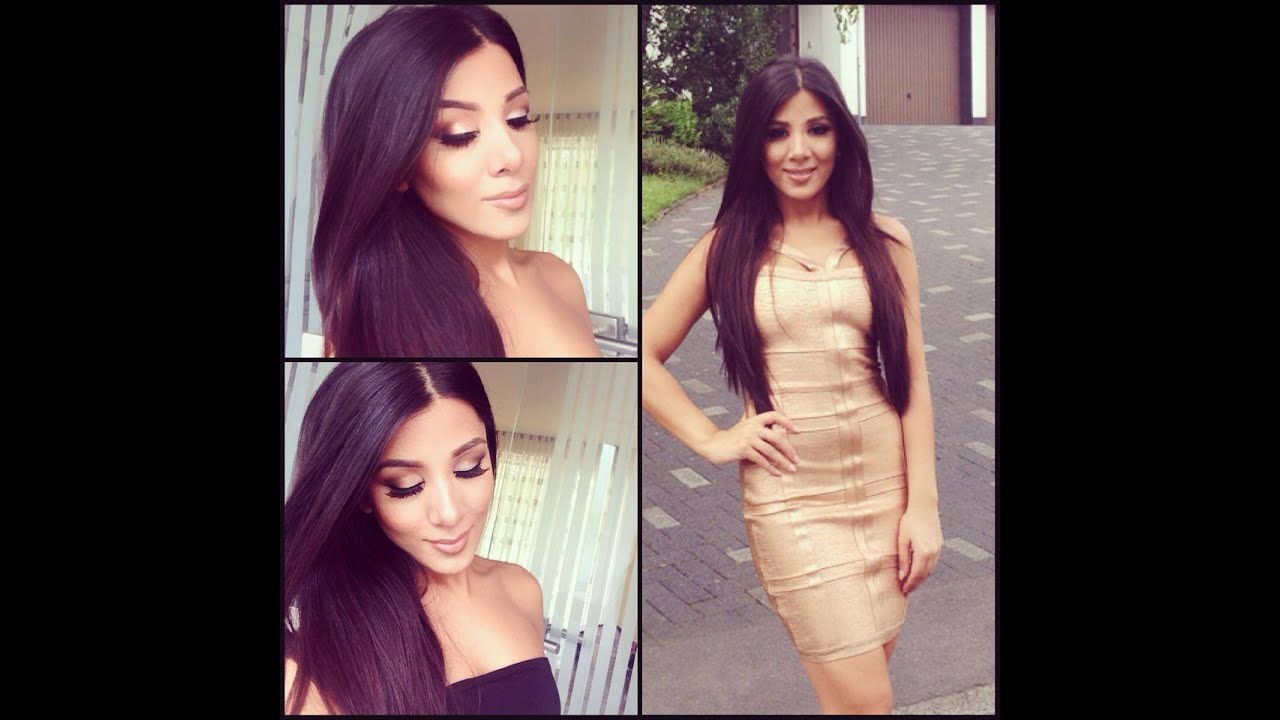 GLAMOROUS SPARKLE MAKEUP & DRESS