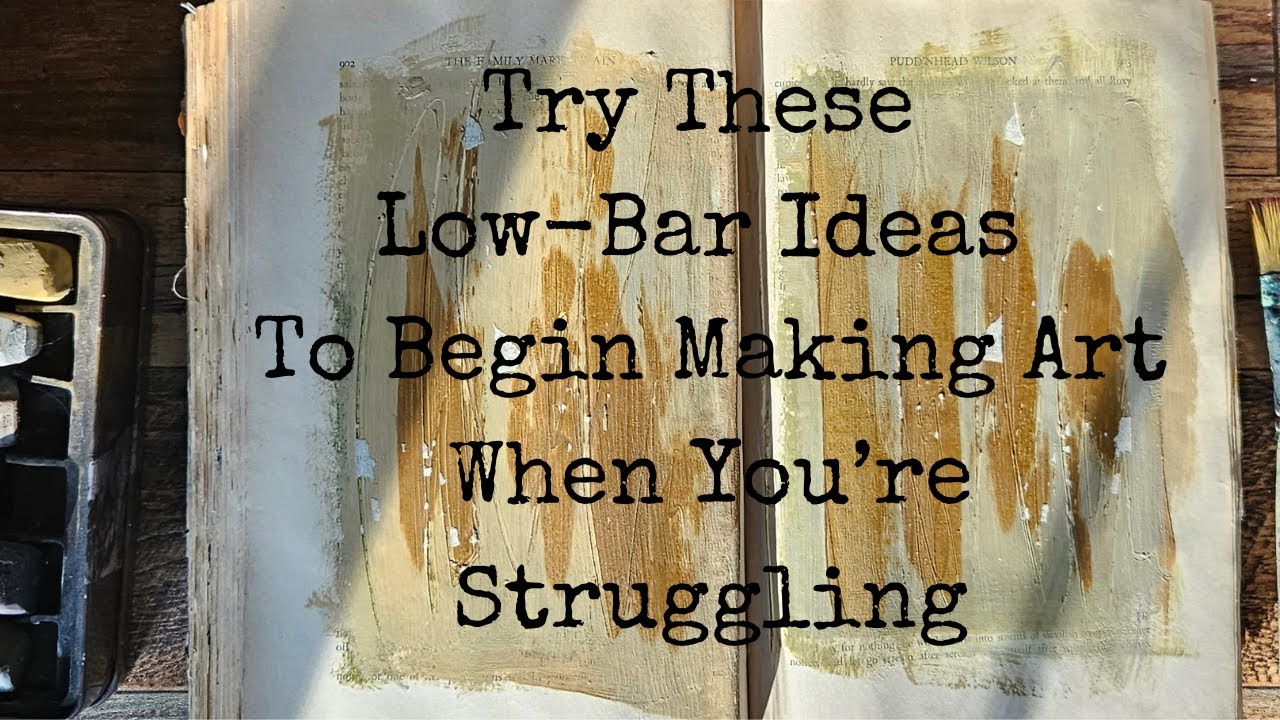 Mixed Media Art: 3 Simple Tips for When You're Not Feeling It