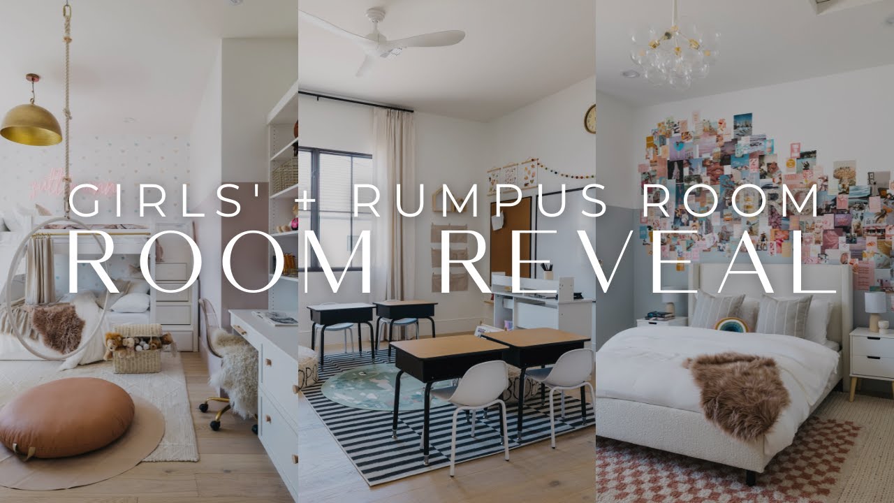 Room Reveal: Girls' Bedrooms + Rumpus Room | THELIFESTYLEDCO #theODLhouse