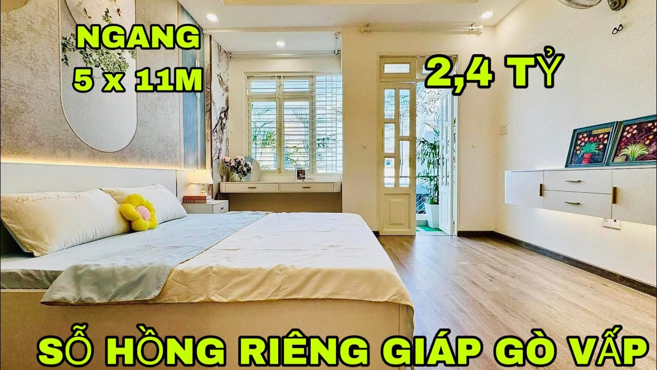 Bán nhà Quận 12(3002) trục đường nguyễn thị kiểu hẻm xe hơi đậu cửa giáp gò vấp sỗ hồng riêng 2.4 tỷ
