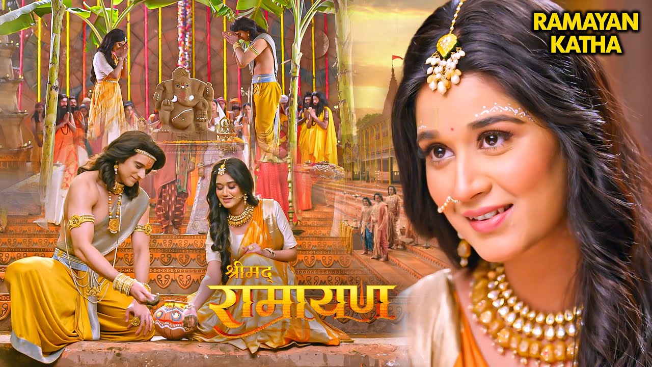 Ramleela Special | माता सीता और श्री राम ने मिलके बनाई गणेश जी मूर्ति  | श्रीमद रामायण | TV Show